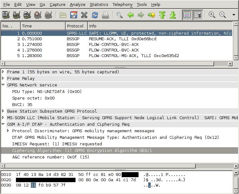 wireshark screenshot